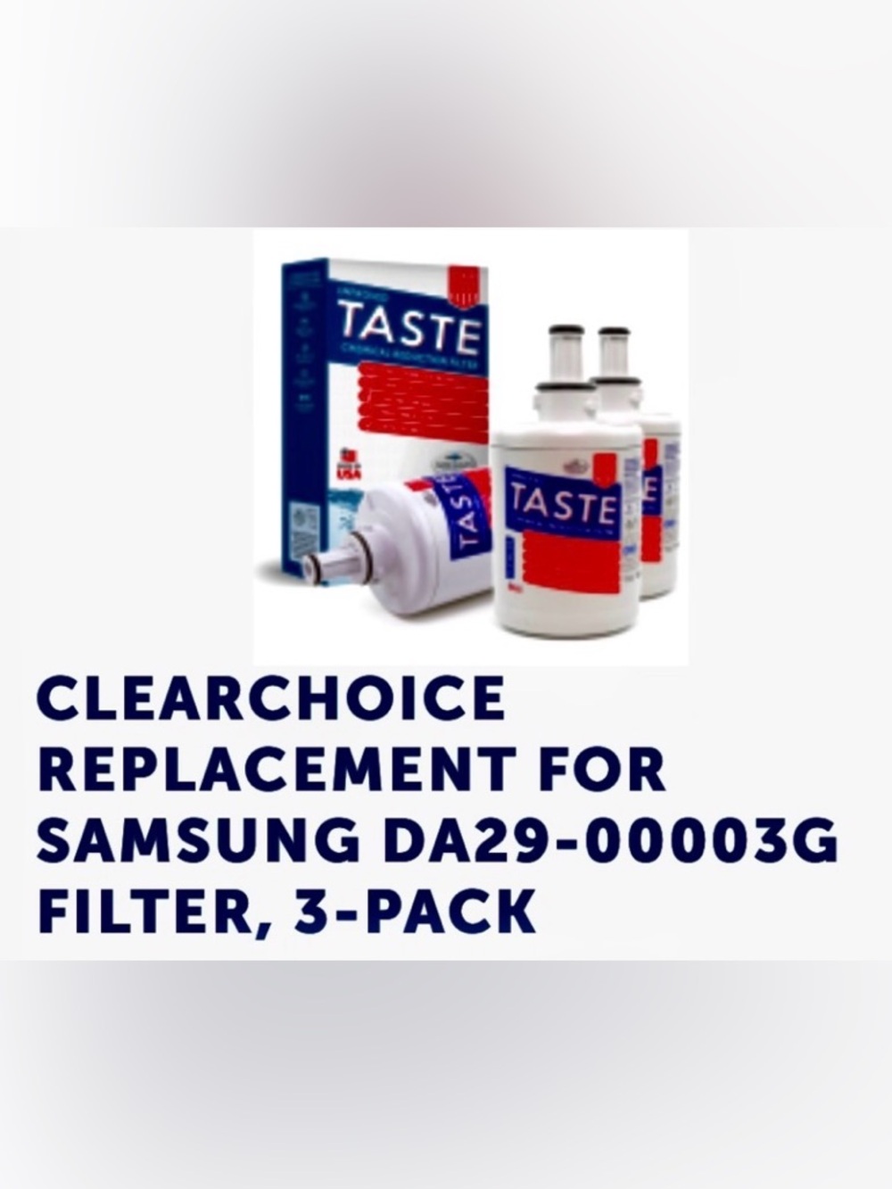 Refrigerator Water Filters-3 Pack -DA29-00003G 5 Star Rating Samsung Kenmore
